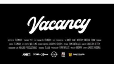 Ycee – Vacancy Lyrics