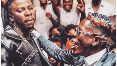 Bhim Stonebwoy's Reaction after Shatta Wale called him a cripple at soundclash (Watch)