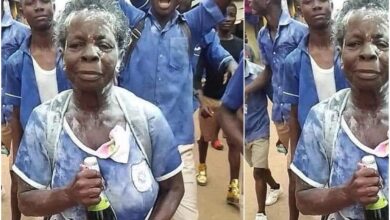 Oldest Ghana's 2020 BECE candidate, Elizabeth Yamoah Finally Finish Her Final Exams