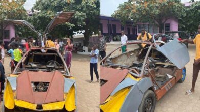 Watch How A JHS graduate In Ghana Builds own Bugatti-like car (Video Here)