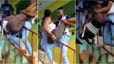 Boy Nearly Killed A Gyal In The Name Showing Dancing Skills By Mishandling - Video Here