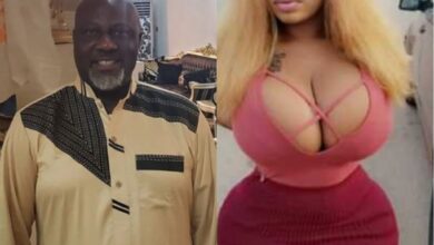 Dino Melaye Was Captured On Camera With Curvy Model, Roman Goddess In A Hotel (Video)
