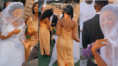 Doubts Now Cleared As Akuapem Poloo Shares Video Of Her Wedding Ceremony