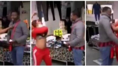 Lady Disgrace Customer In Public For Refusing To Pay Her - Video