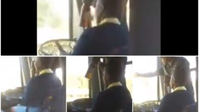 School Girl Takes The Wheel To Drive When Bus Driver Soaks Alcohol - Video