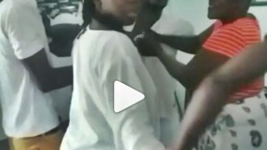 Funny Face's Baby Mama Slaps Him Twice - Video Will Make U Cry