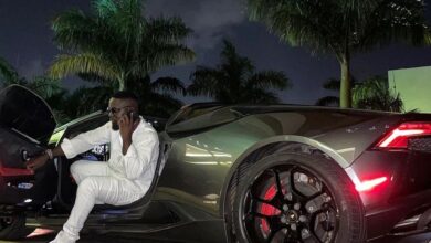 Moments When Sarkodie Arrived In A Lamborghini Huracan At The Launch Of Malta Guinness Limited Edition - Video + Photos