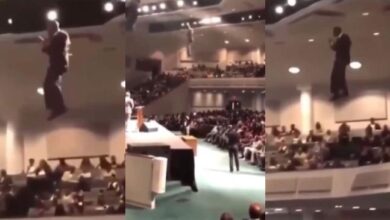 Pastor Descends From Heaven Into His Church - Video Below