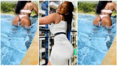 Sherlyne Anyang Puts Her Raw Toto On Display In A Swimming Pool - Video