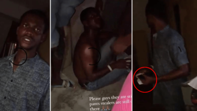 Pant Stealer Given The Beatings Of His Life When Caught Red-Handed Stealing Lady’s Underwear - Video