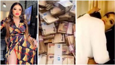 Bobrisky Display De N15 million Naira He Made Just 1 night With Lover - Video