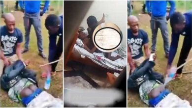 Crowd Nearly Beat Man To Death After Caught Chopping Someone's Wife - Video