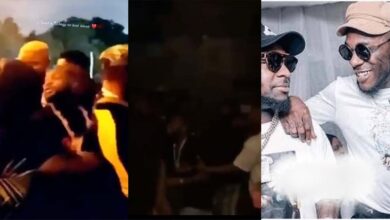 Davido Fights Burna Boy Inside Night Club In Ghana - Video