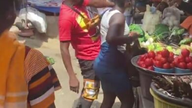 Funny Face Seen Red Handed Squeezing Sam1's Girl @ De Market - Watch Now