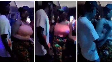 Lady Hits A Guy With Strong Disgrace While Trying To Dance With Her - Video