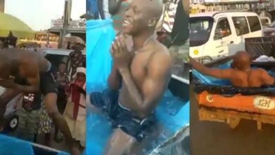 Teen Turns Aboboyaa Into A Swimming Pool To Celebrate His Birthday - Video