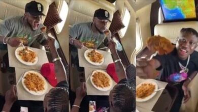 Zlatan Feeding Davido Inside A Private Jet N People R Talking - Video