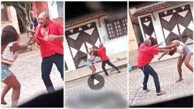 Lady Fights Blow 2 Blow With Customer 2 Let Him Settle His Debts - Watch Sad Video Below