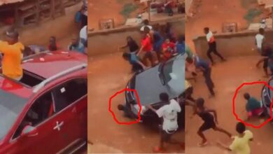 Car Runs Over A Man Who Picking Money From The Ground - Sad Video Below