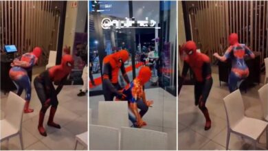 Africa's Only Spiderman Battle De Dance Floor With His Partner - Video