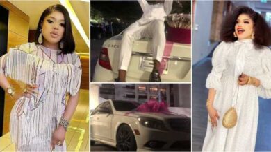 Bobrisky Dash Out New Mercedes Benz 2 Die-Hard Fan For Keeping erase Tattoo Of Him - Video