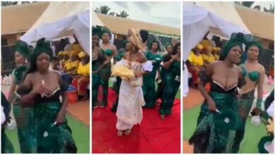Sexy Bridesmaid Takes Away Bride’s Fame As She Gives Free Show - Video