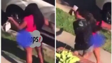 Boy N Girlfriend Were Disgraced After Being Seen Eating Demselves Outside - Video