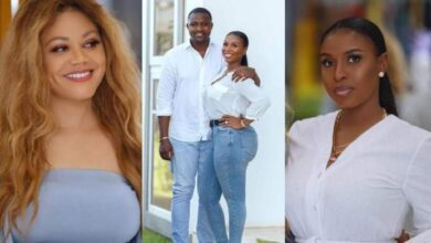 John Dumelo's Wife Goes Hard On Nadia Buari After Seeing Him Kissing Her Feet - Leave My Husband Alone (Video)