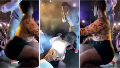 How Stonebwoy Stopped A Man From Taking Video Of Female Dancer During Stage Performance Trends - Video