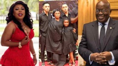 Video Afia Schwarzenegger Questions Nana Akufo-Addo’s Absence From Her Late Father’s One-Week