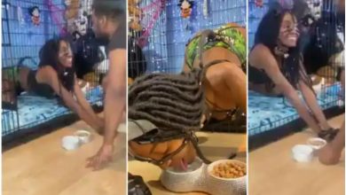 Bootylicious Lady Serving As Rich Man’s Dog Causes Stir Online - Video