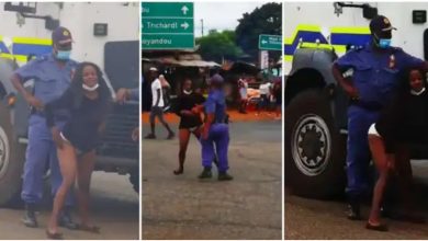 Girl Seen On Camera Sєχʋαlly Harassing Male Police Officers In Public