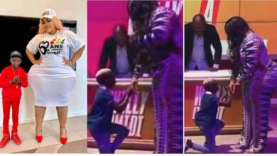 Grand P Finally Proposes To Girlfriend, Eudoxie Yao On Live TV - Video