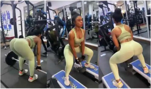 Becca Shakes Heavy Backside While Working Out At The Gym - Media Reacts