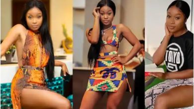 Efia Odo's Outfit To Kwesi Arthur’s Album Launch Causes Confusion Online