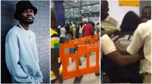 Fameye And Team Clash With Security At The Airport - Viral Video Below
