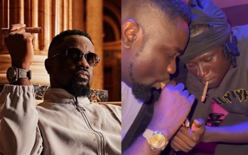 Sarkodie Smoking With JayBahd Trends Online - Video Here