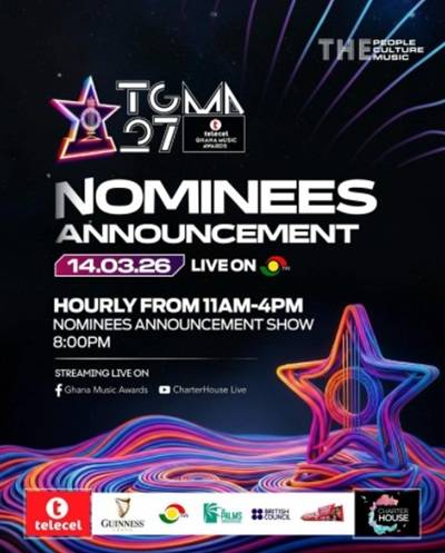 Telecel Ghana Music Awards 2026 Full List of TGMA Nominees