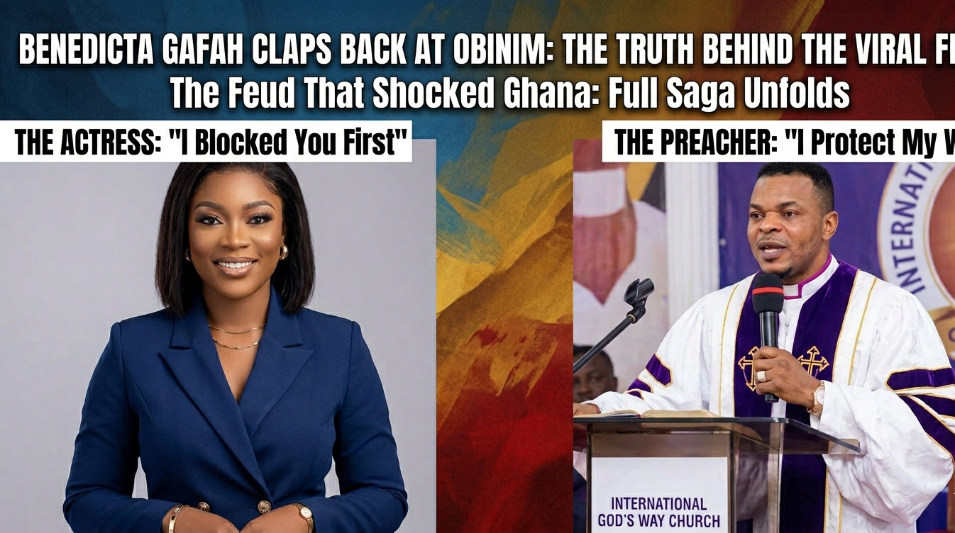 Benedicta Gafah Claps Back at Obinim: The Truth Behind the Viral Feud 1 Benedicta Gafah Claps Back at Obinim The Truth Behind the Viral Feud