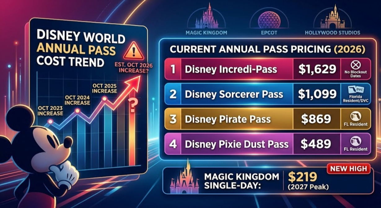 Is Your Disney Annual Pass About to Get More Expensive? What to Know for Late 2026 1 Is Your Disney Annual Pass About to Get More Expensive? What to Know for Late 2026