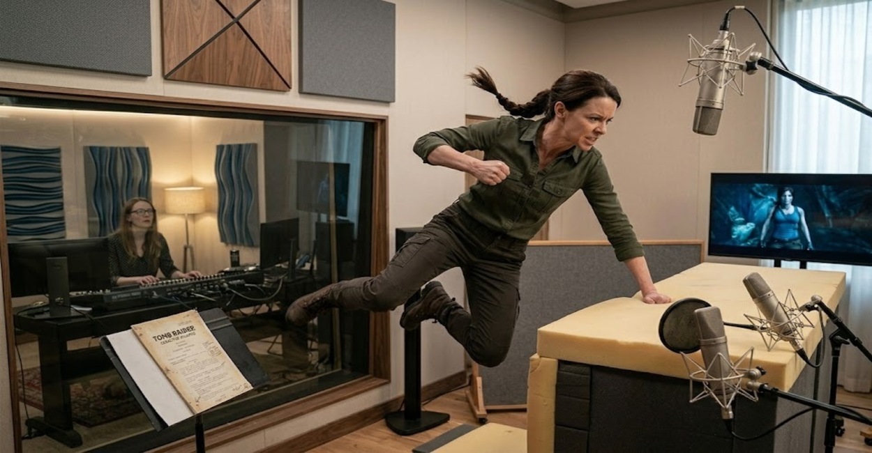 Lara Croft’s New Voice Actor Proves She’s the Real Deal: An On-Set Injury That Would Make Even Tomb Raider Proud 2 "I can’t do things by halves": How the new voice of Lara Croft nearly broke her jaw to bring the icon back to life.