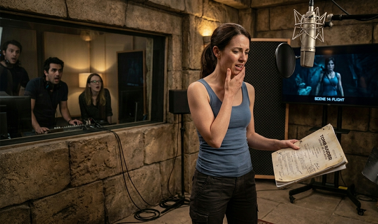 Lara Croft’s New Voice Actor Proves She’s the Real Deal: An On-Set Injury That Would Make Even Tomb Raider Proud 1 Lara Croft’s New Voice Actor Proves She’s the Real Deal: An On-Set Injury That Would Make Even Tomb Raider Proud