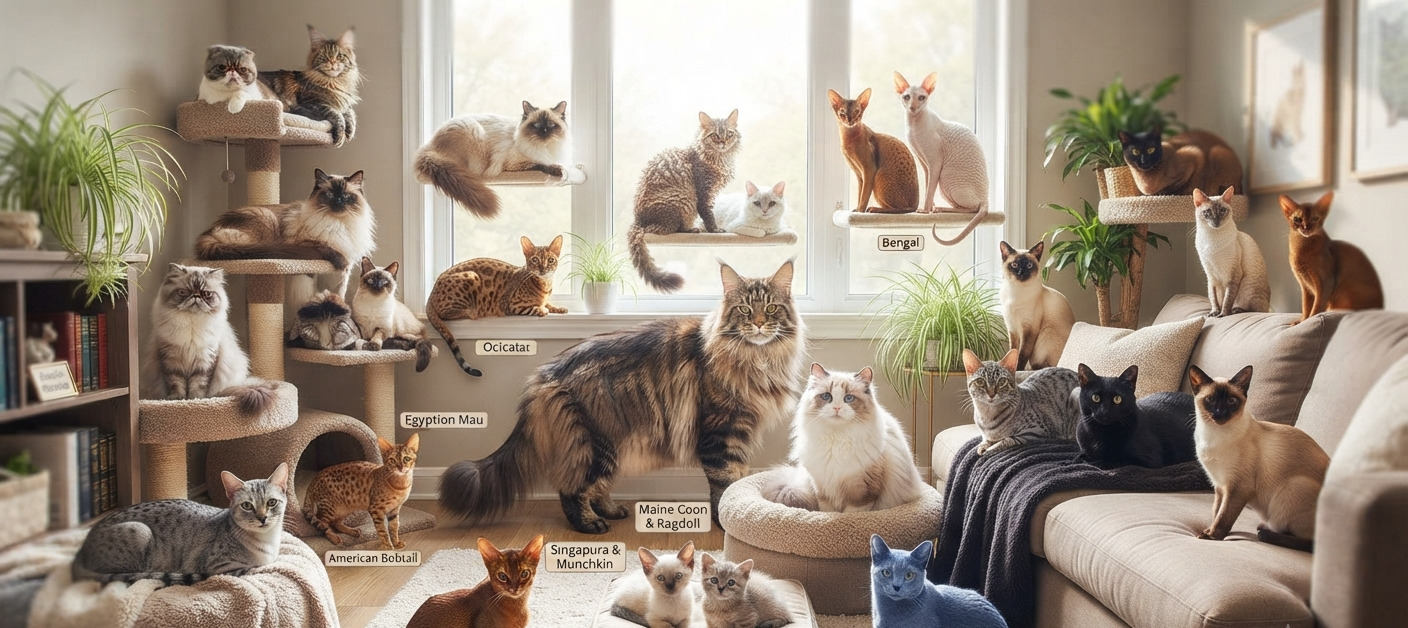 The Ultimate Guide to the Cutest Cat Breeds You'll Want to Snuggle Immediately 3 Cat Breeds You'll Want to Snuggle Immediately