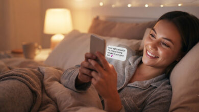 The Art of the "Good Night" Text: How to Leave Your Special Someone Smiling