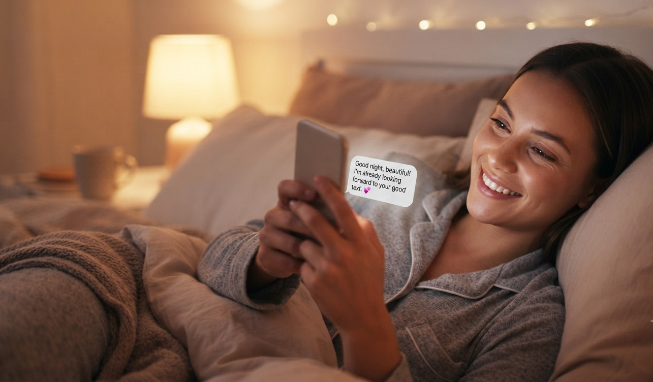 The Art of the "Good Night" Text: How to Leave Your Special Someone Smiling 1 The Art of the "Good Night" Text: How to Leave Your Special Someone Smiling