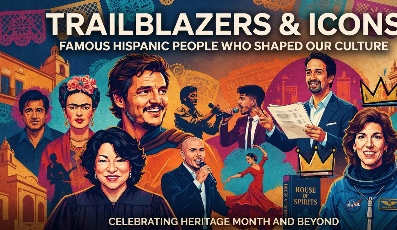 Trailblazers and Icons: Famous Hispanic People Who Shaped Our World 1 Trailblazers and Icons: Famous Hispanic People Who Shaped Our World