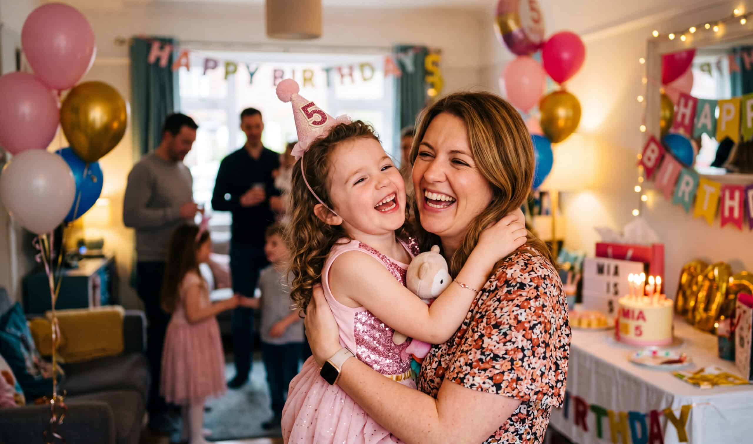 Most Unique Birthday Wishes for Daughters: Heartfelt Messages from Mom and Dad 2 A parent and daughter sharing a joyful moment during a birthday celebration, emphasizing the deep bond between parent and child