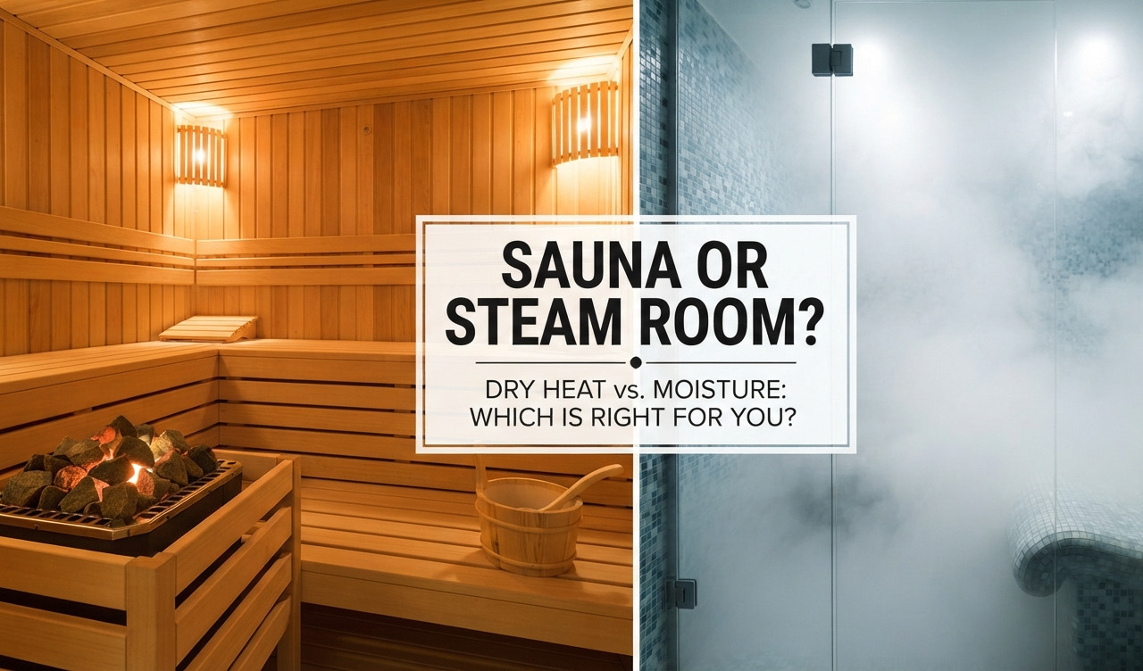 Sauna or Steam Room: Which Heat Therapy is Best for You? 1 Sauna or Steam Room: Which Heat Therapy is Best for You?