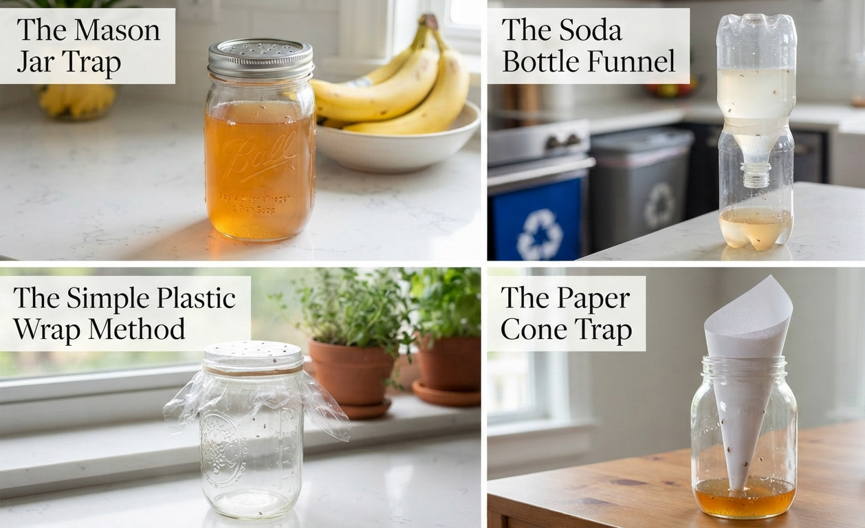 Stop the Buzz: 4 Simple DIY Fly Traps That Use Common Kitchen Scraps