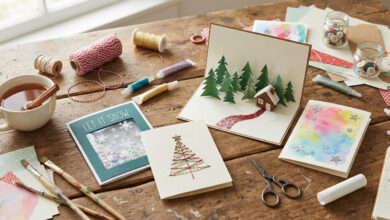 Homemade Christmas Card Ideas: DIY Projects to Warm Hearts This Season